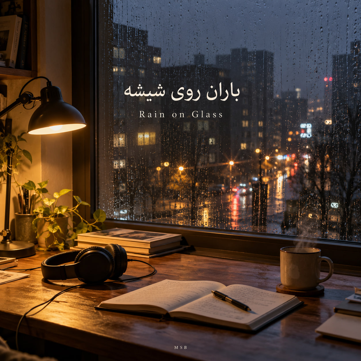 باران روی شیشه